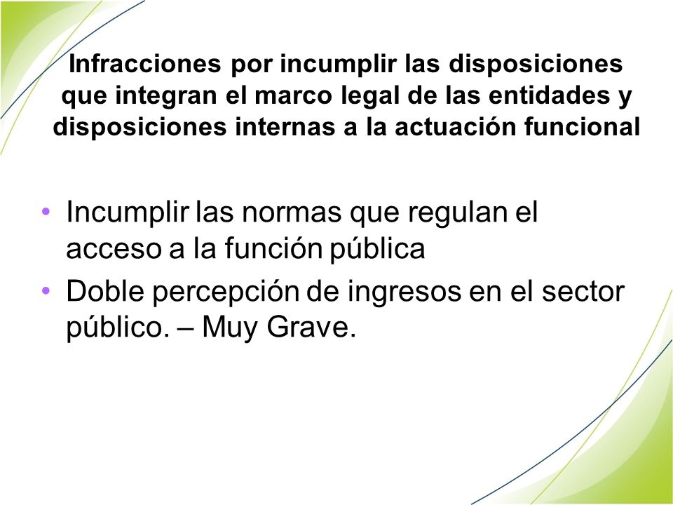 Incumplir las normas que regulan el acceso a la función pública