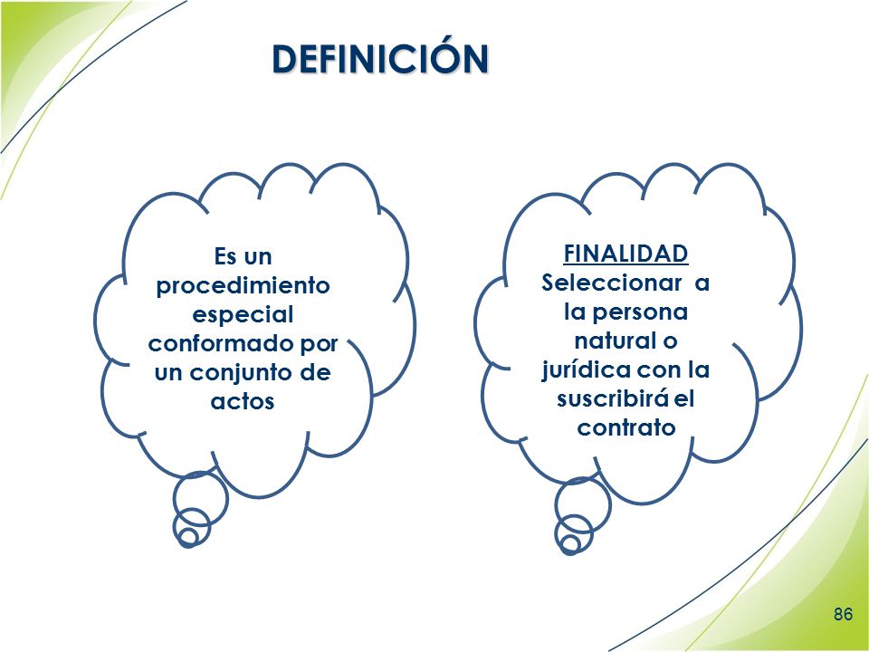Es un procedimiento especial conformado por un conjunto de actos