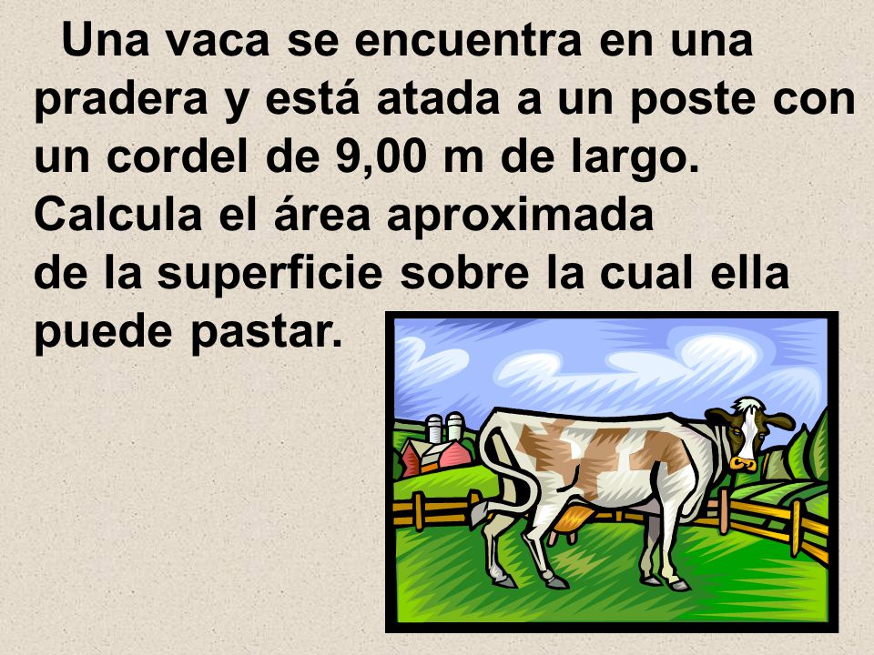 Una vaca se encuentra en una