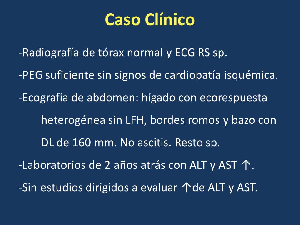 Caso Clínico -Radiografía de tórax normal y ECG RS sp.