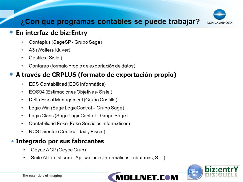 En interfaz de biz:Entry