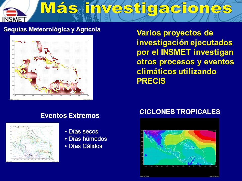 Sequías Meteorológica y Agrícola