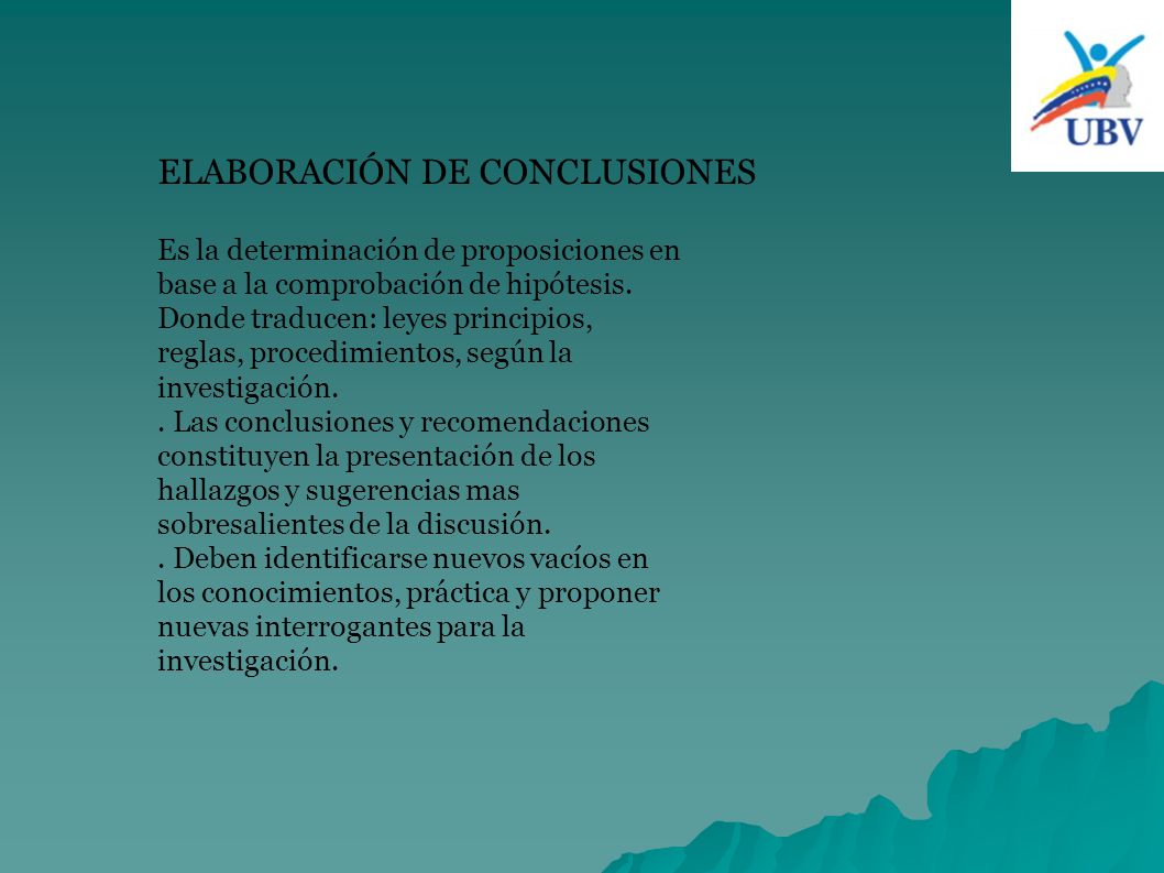 ELABORACIÓN DE CONCLUSIONES