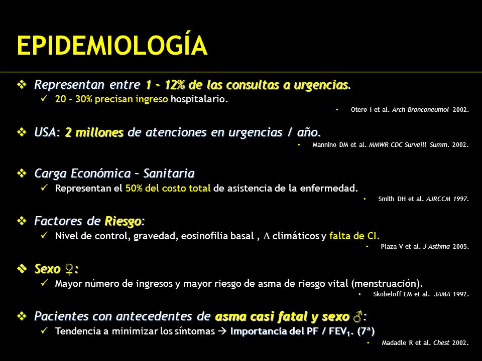 EPIDEMIOLOGÍA Representan entre 1 – 12% de las consultas a urgencias.