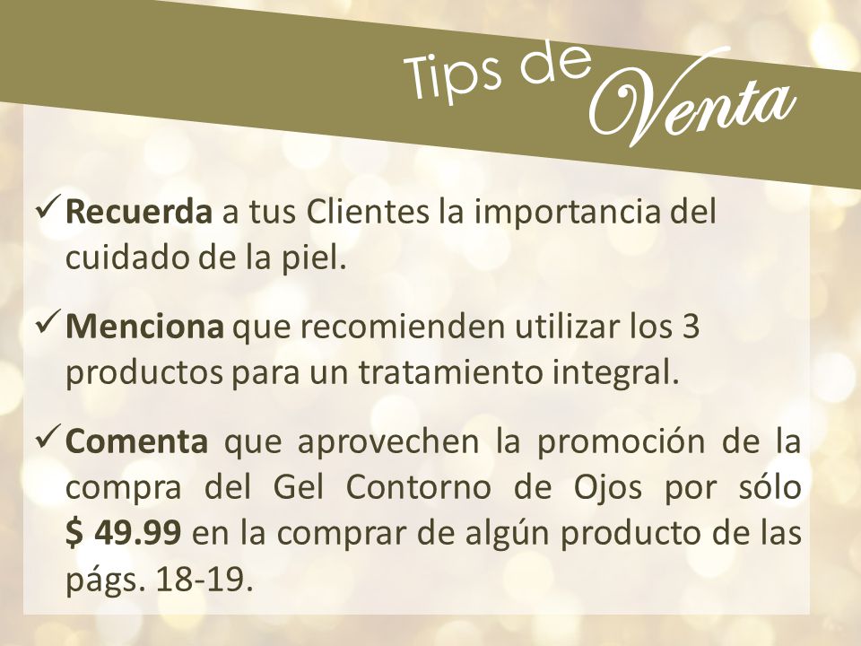 Tips de Venta. Recuerda a tus Clientes la importancia del cuidado de la piel.