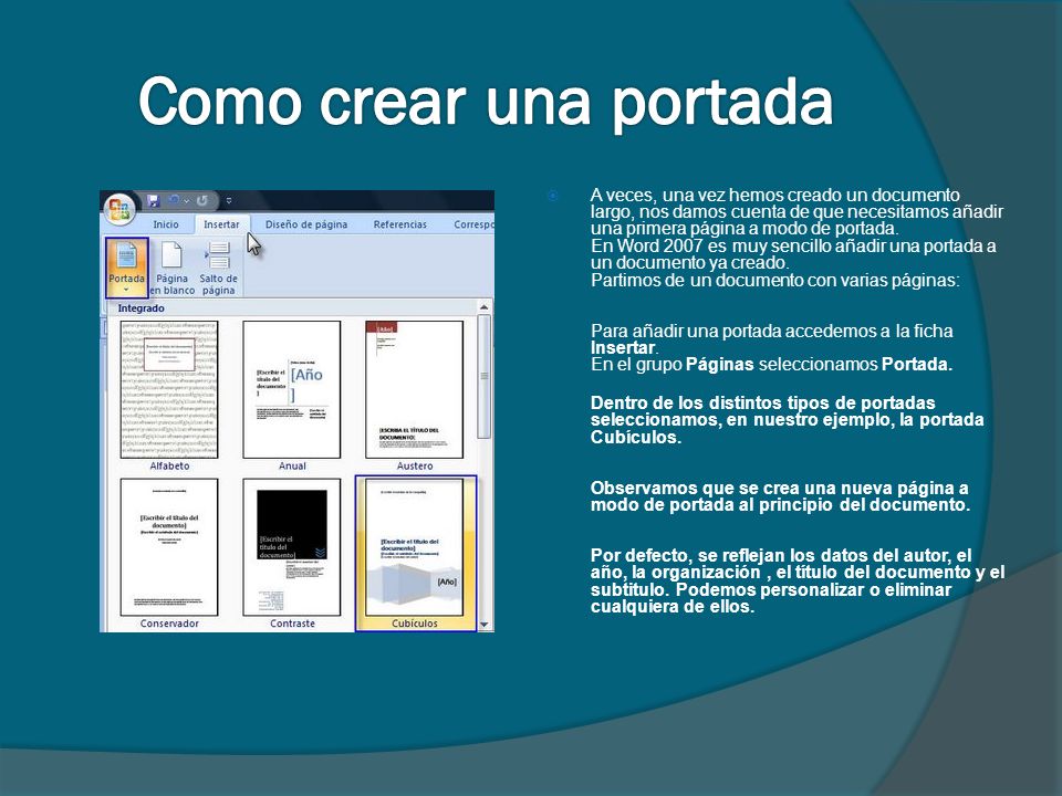 Microsoft Word 2007 Datos Generales Menús Entorno Como crear una portada  Como ponerle seguridad al archivo Opciones del botón de oficina. - ppt  descargar