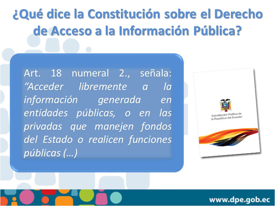 ¿Qué dice la Constitución sobre el Derecho de Acceso a la Información Pública