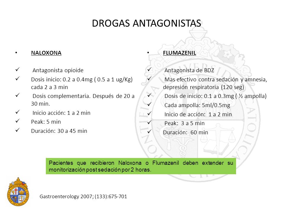 DROGAS ANTAGONISTAS NALOXONA FLUMAZENIL Antagonista opioide