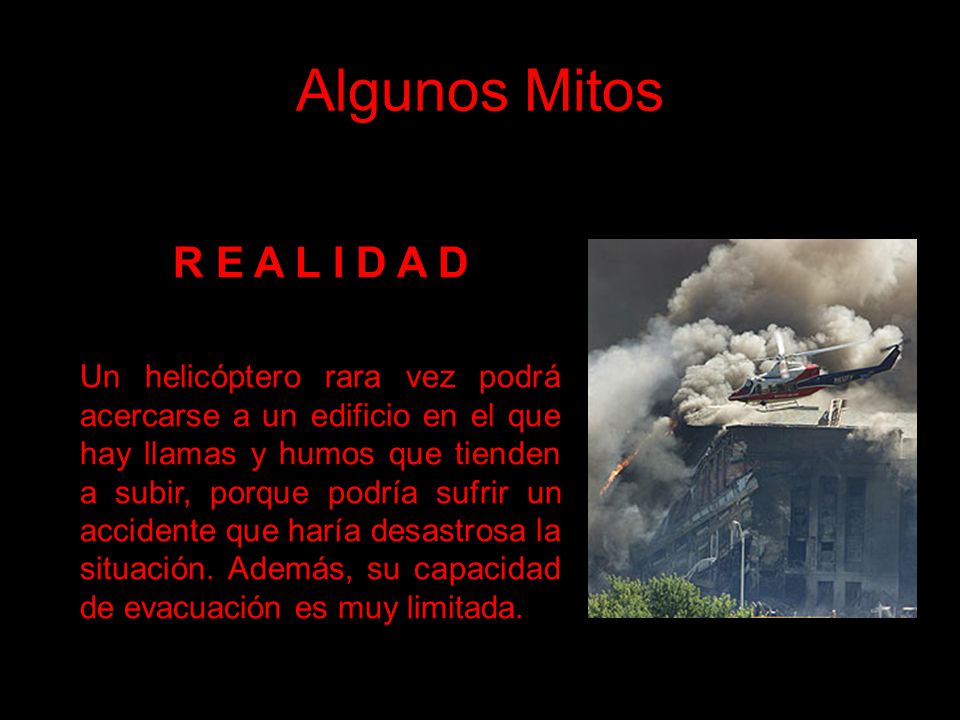 Algunos Mitos R E A L I D A D