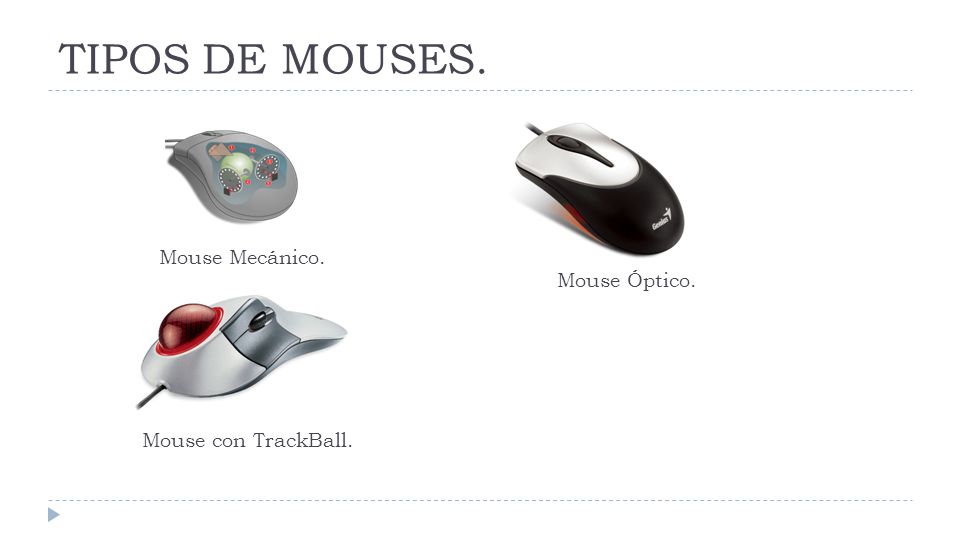 Resultado de imagen para mouse mecanico y optico