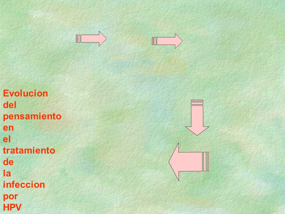 Evolucion del pensamiento en el tratamiento de la infeccion por HPV