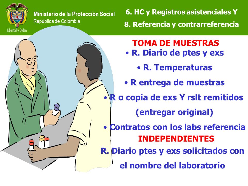 R o copia de exs Y rslt remitidos (entregar original)