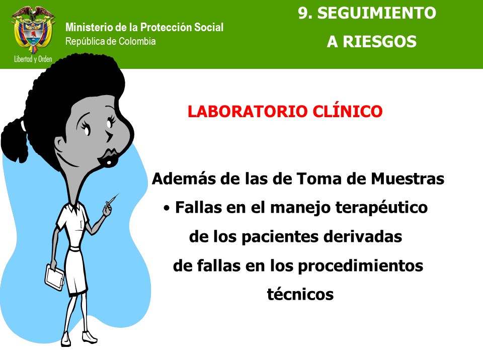 Además de las de Toma de Muestras Fallas en el manejo terapéutico