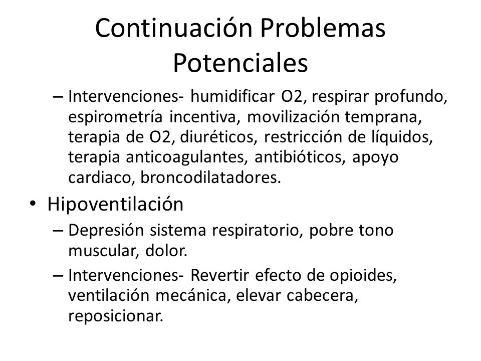 Continuación Problemas Potenciales
