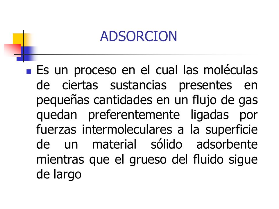 ADSORCION