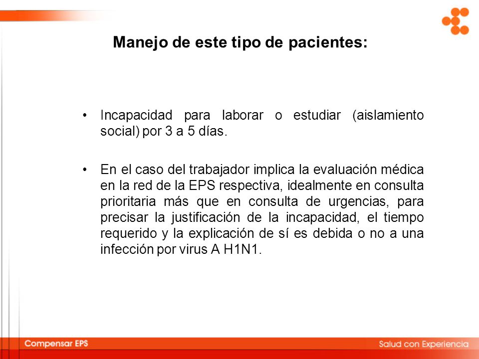 Manejo de este tipo de pacientes: