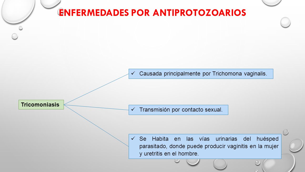 ENFERMEDADES POR ANTIPROTOZOARIOS