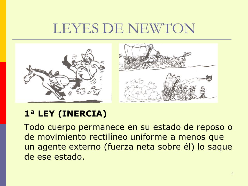 LEYES DE NEWTON 1ª LEY (INERCIA)
