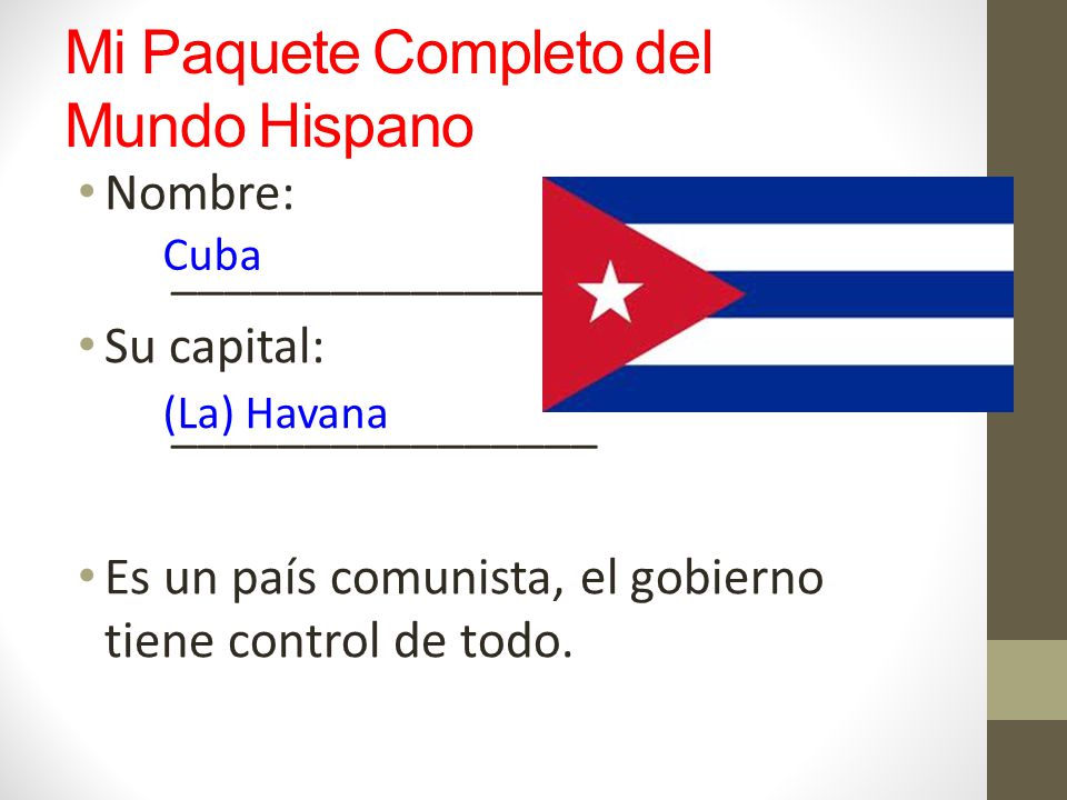 Mi Paquete Completo del Mundo Hispano