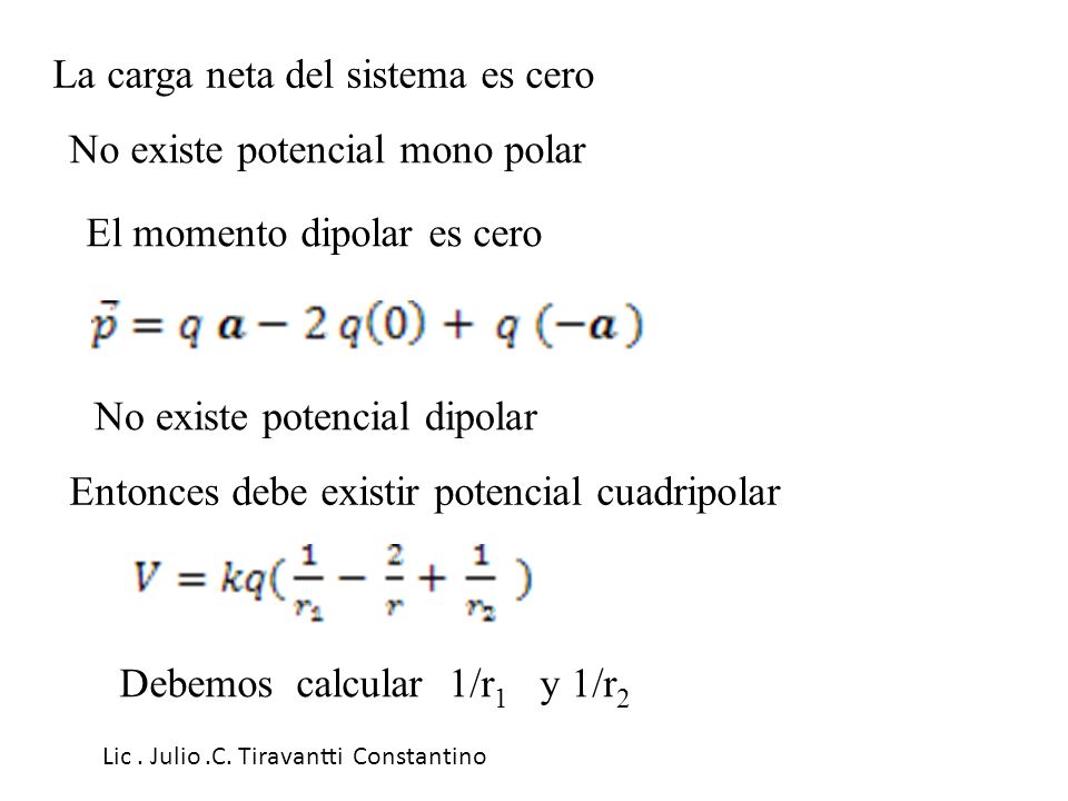 La carga neta del sistema es cero