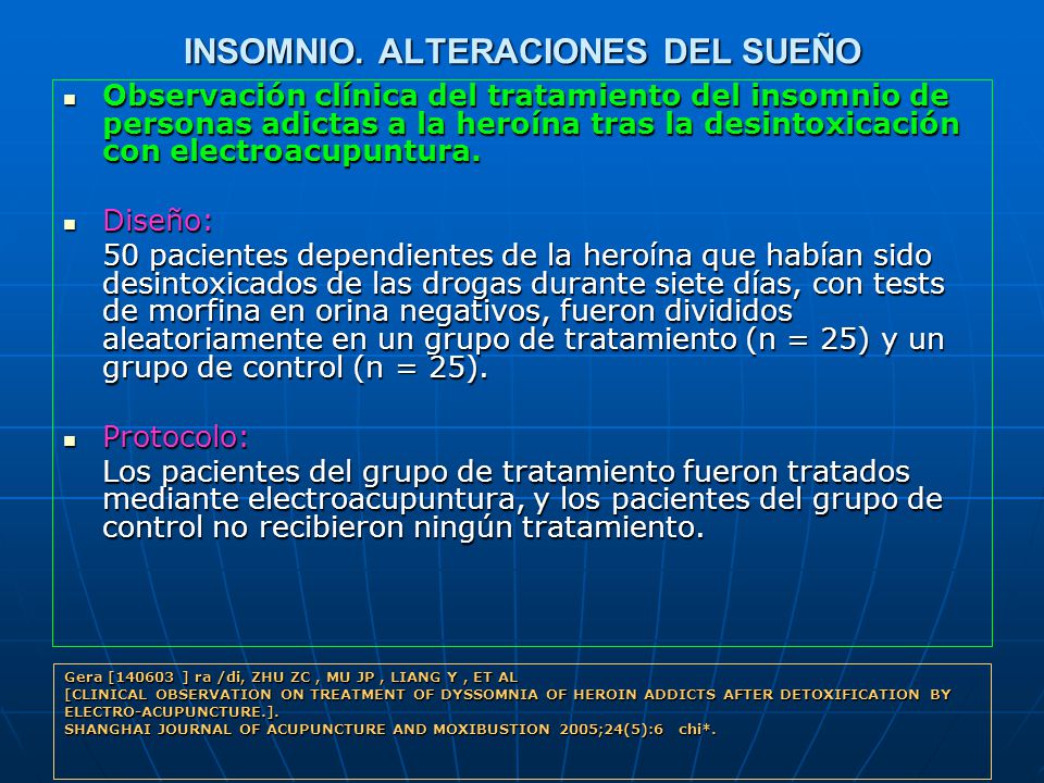 INSOMNIO. ALTERACIONES DEL SUEÑO