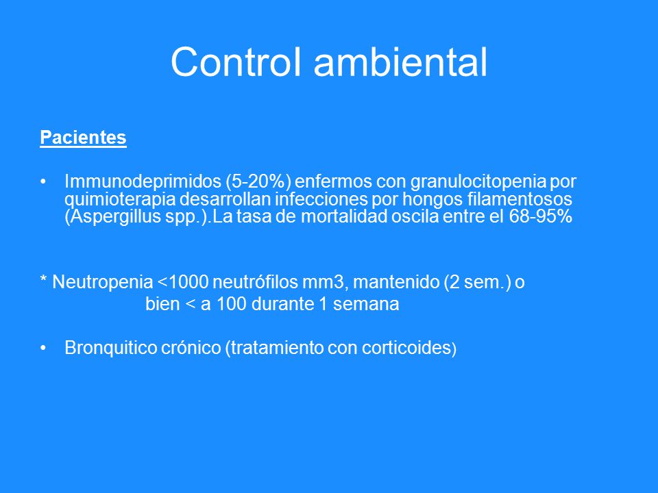 ControI ambiental Pacientes