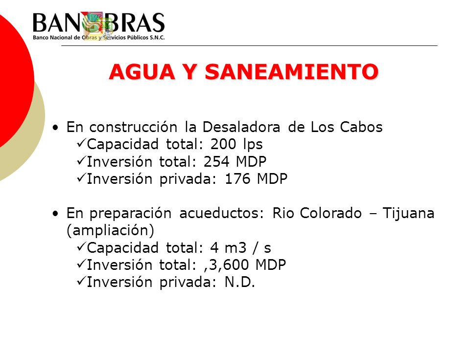AGUA Y SANEAMIENTO En construcción la Desaladora de Los Cabos