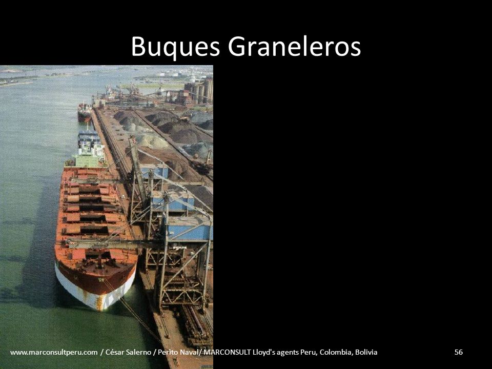 Buques Graneleros   / César Salerno / Perito Naval/ MARCONSULT Lloyd s agents Peru, Colombia, Bolivia.
