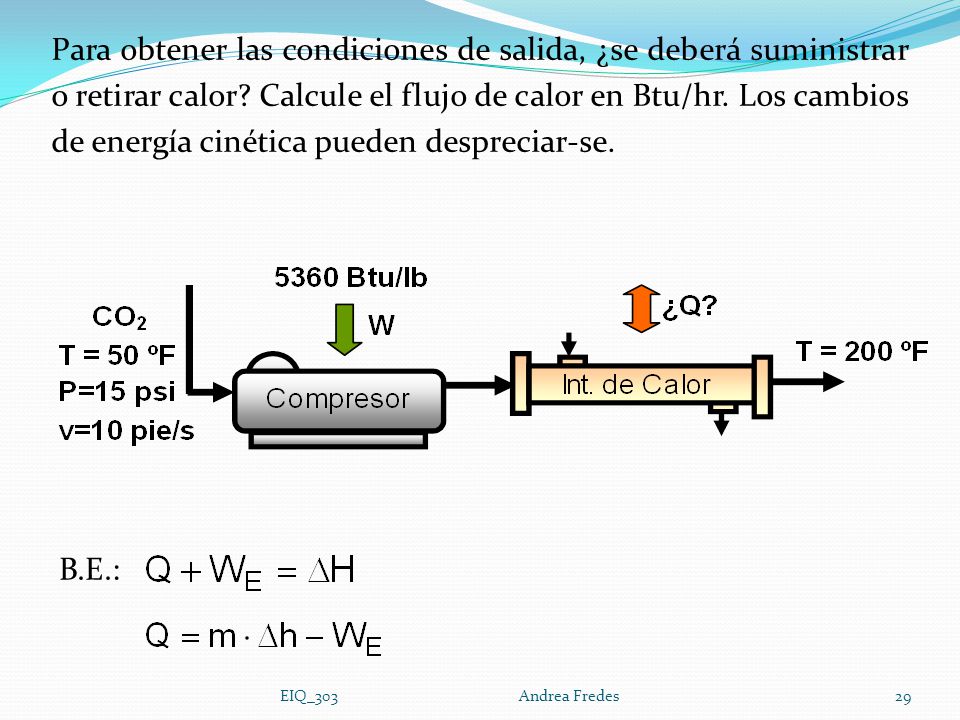 Para obtener las condiciones de salida, ¿se deberá suministrar o retirar calor Calcule el flujo de calor en Btu/hr. Los cambios de energía cinética pueden despreciar-se.
