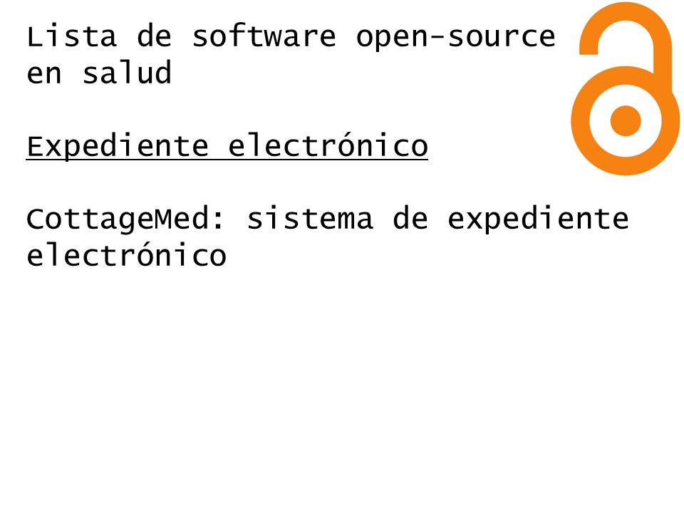 Lista de software open-source