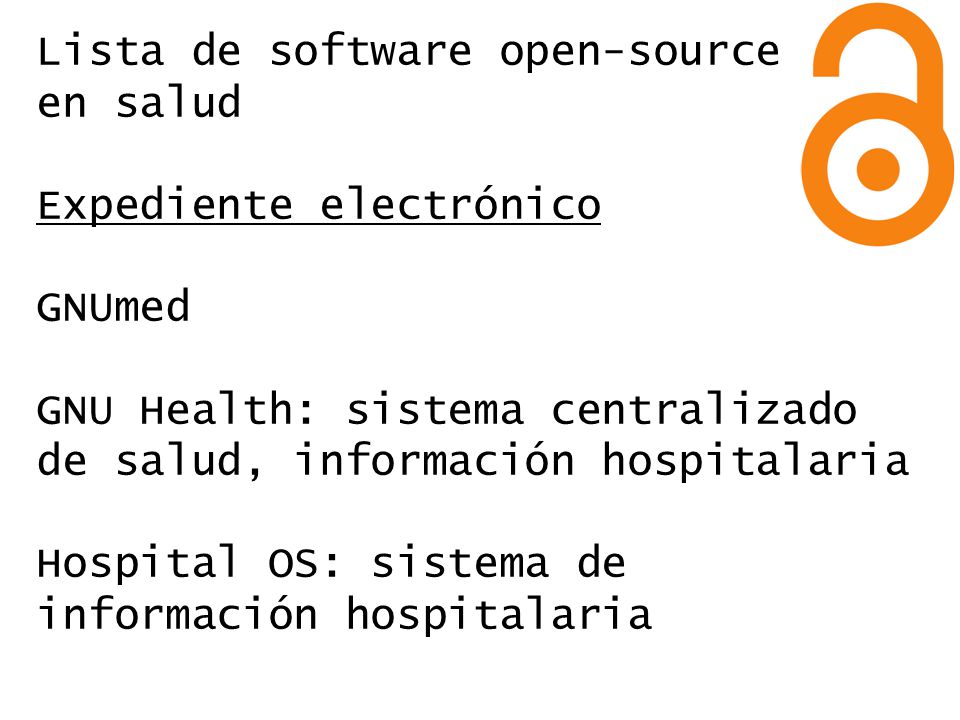 Lista de software open-source