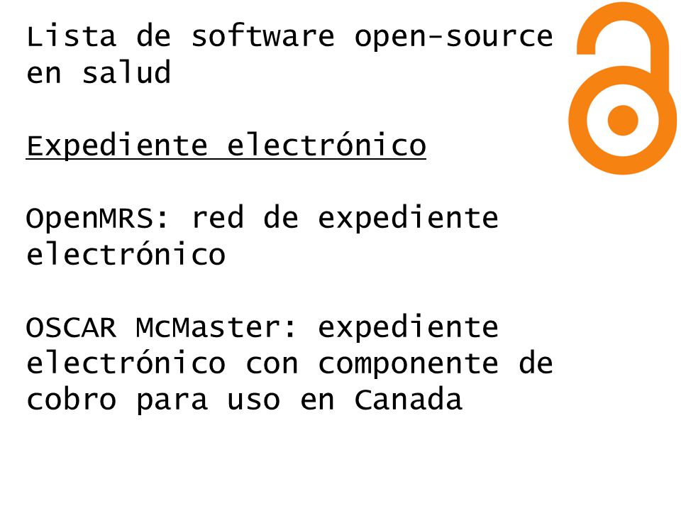 Lista de software open-source