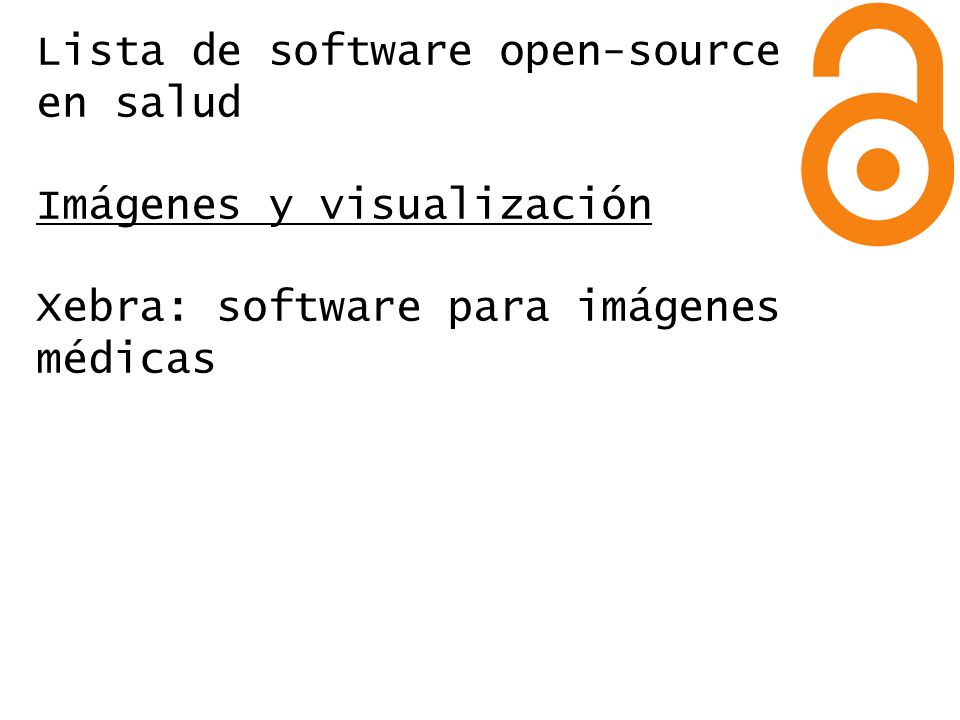 Lista de software open-source