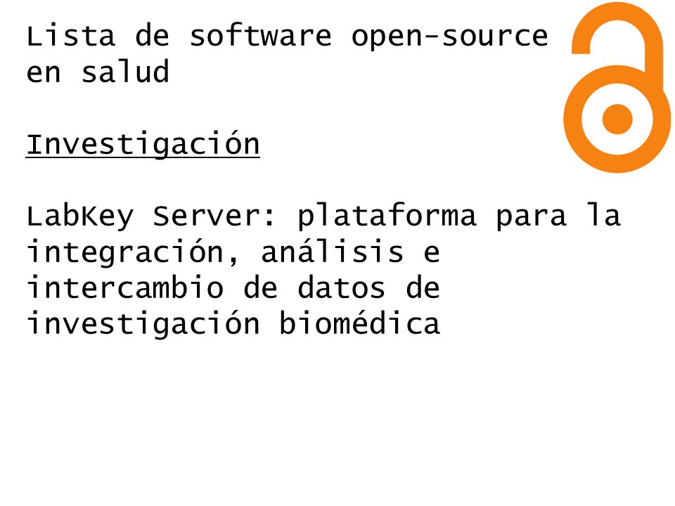 Lista de software open-source