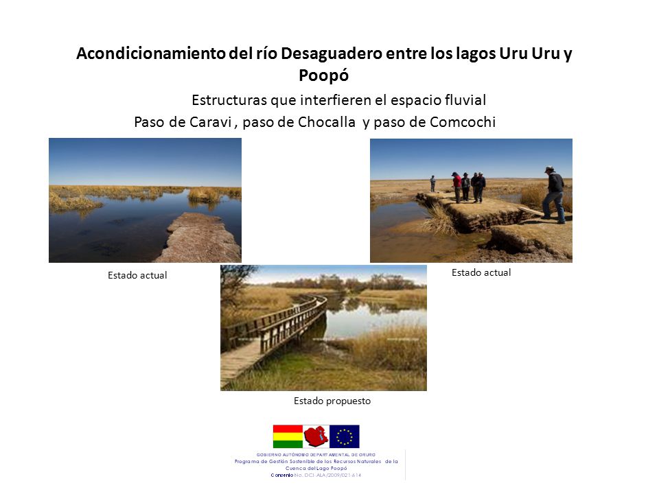 Acondicionamiento del río Desaguadero entre los lagos Uru Uru y Poopó