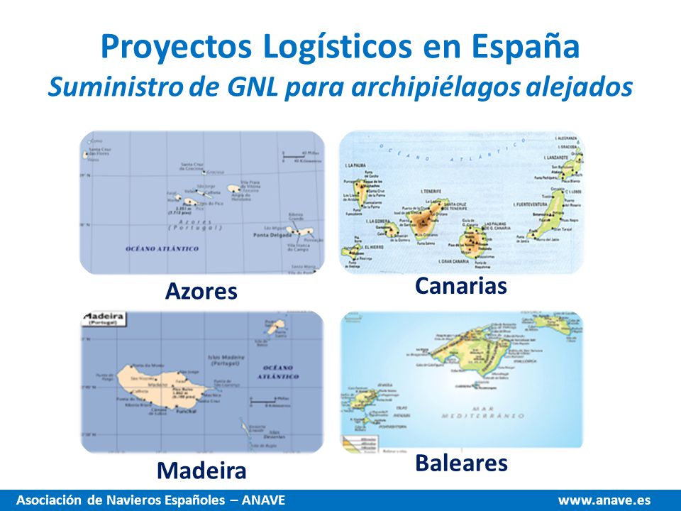 Proyectos Logísticos en España Suministro de GNL para archipiélagos alejados