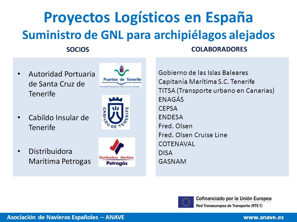 Proyectos Logísticos en España Suministro de GNL para archipiélagos alejados
