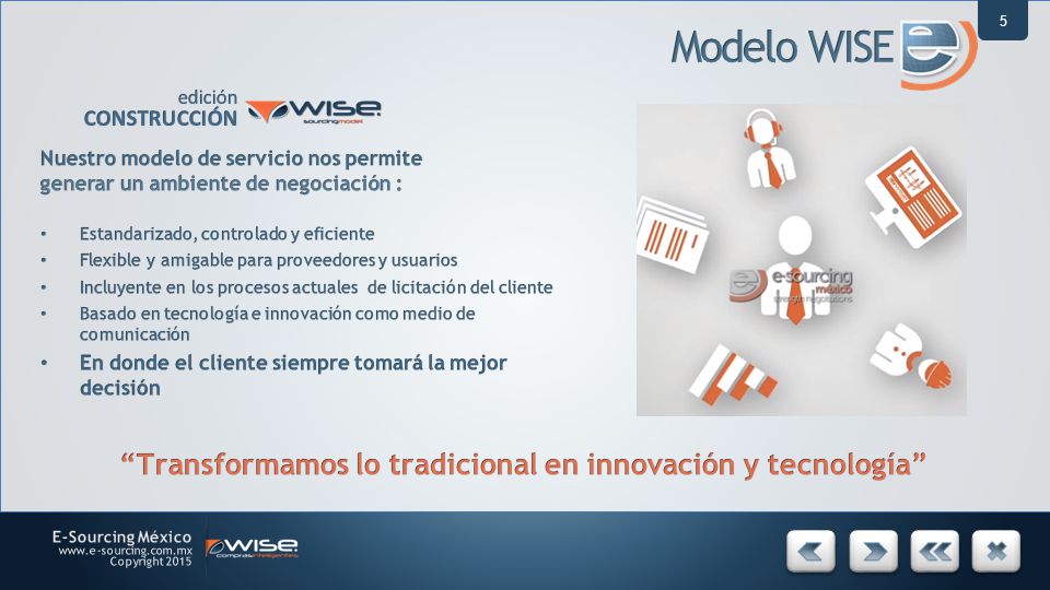 Modelo WISE Transformamos lo tradicional en innovación y tecnología