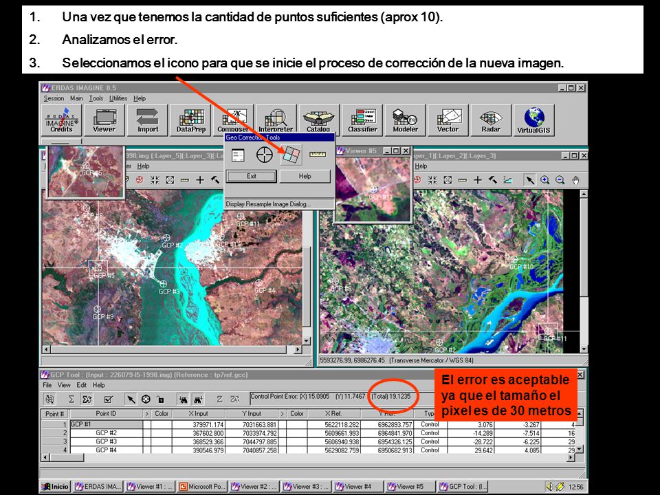 Una vez que tenemos la cantidad de puntos suficientes (aprox 10).