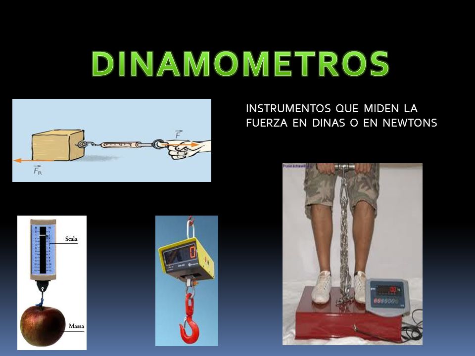 DINAMOMETROS INSTRUMENTOS QUE MIDEN LA FUERZA EN DINAS O EN NEWTONS