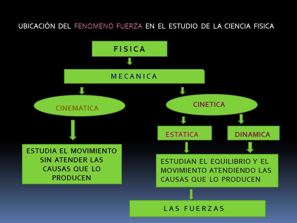 ESTUDIA EL MOVIMIENTO SIN ATENDER LAS CAUSAS QUE LO PRODUCEN