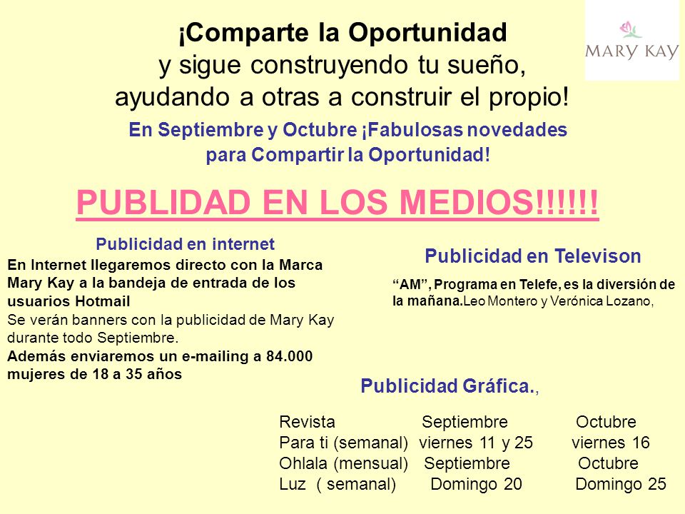 ¡Comparte la Oportunidad y sigue construyendo tu sueño, ayudando a otras a construir el propio!