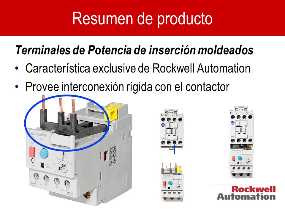 Resumen de producto Terminales de Potencia de inserción moldeados