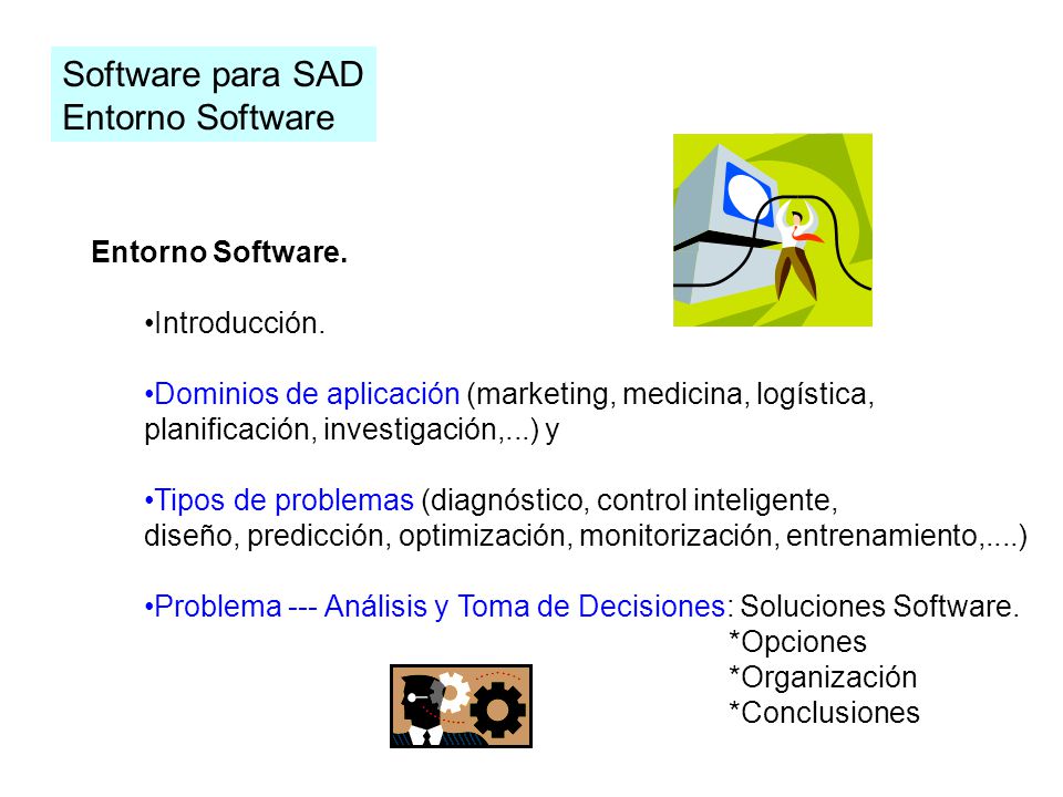 Software para SAD Entorno Software Entorno Software. Introducción.