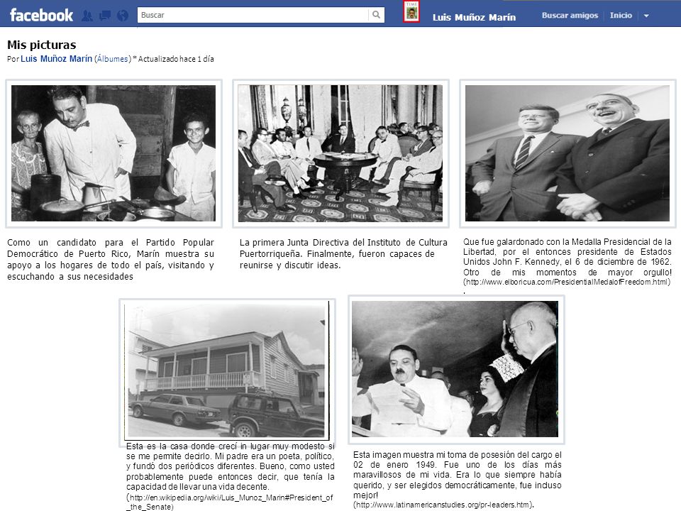 Mis picturas Por Luis Muñoz Marín (Álbumes) * Actualizado hace 1 día