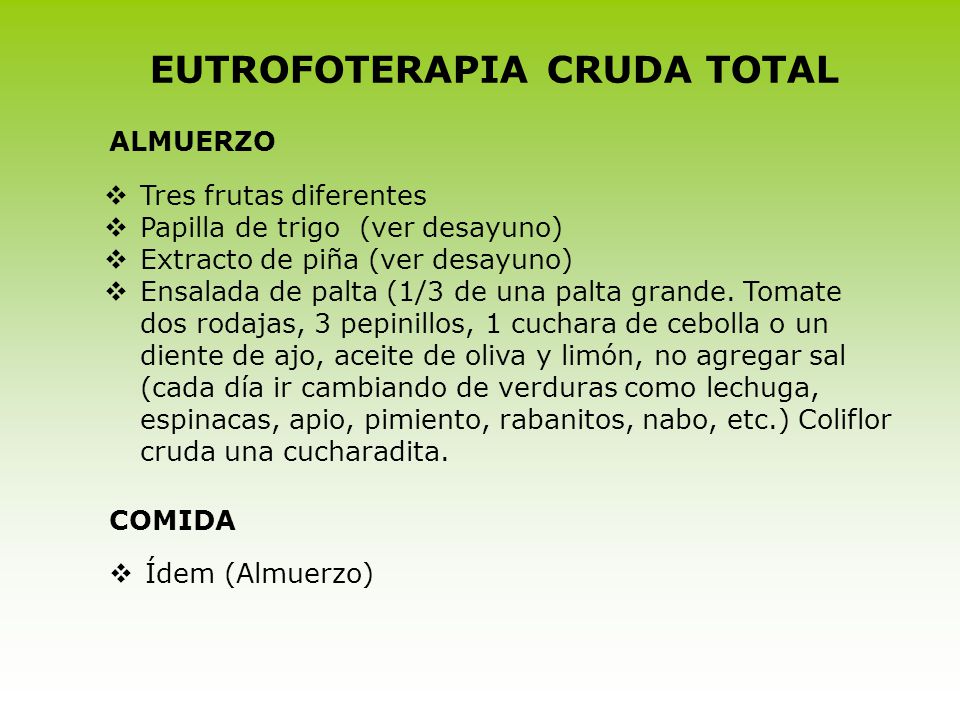 EUTROFOTERAPIA CRUDA TOTAL