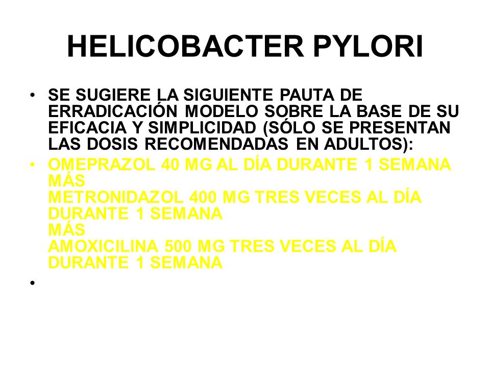 HELICOBACTER PYLORI