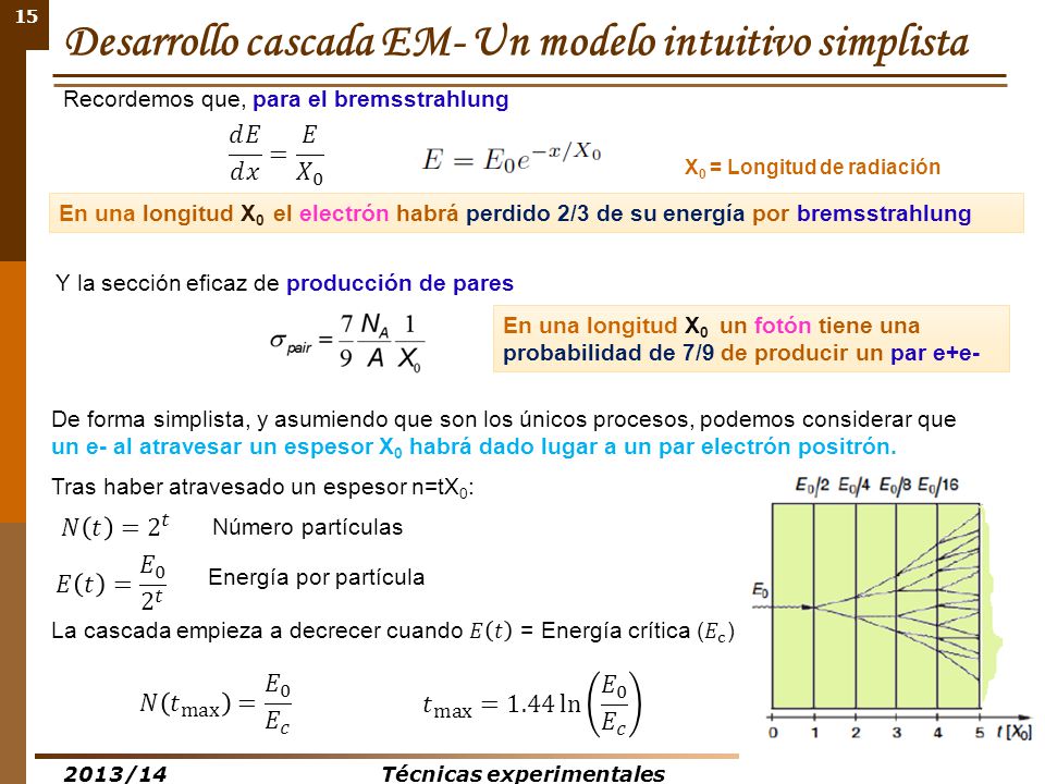 Desarrollo cascada EM- Un modelo intuitivo simplista
