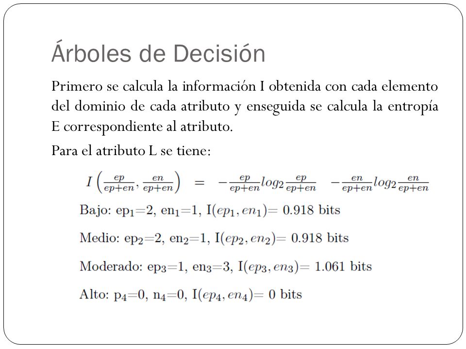 Árboles de Decisión