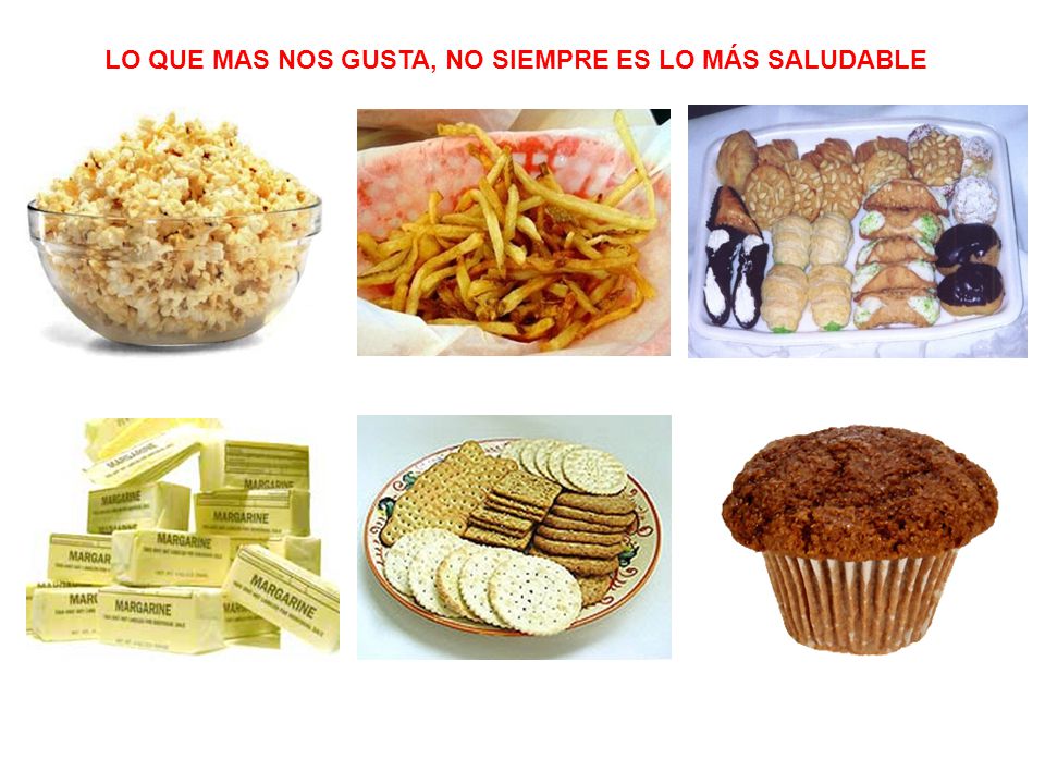 LO QUE MAS NOS GUSTA, NO SIEMPRE ES LO MÁS SALUDABLE